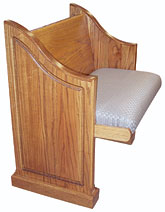 Upholstered Seat Wood Back