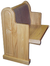Wood Seat Upholstered Back