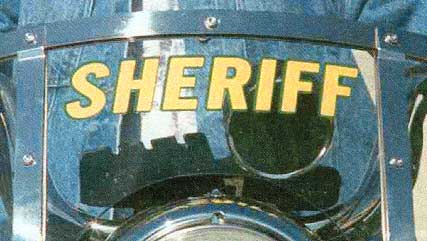 Sheriff Decal for Windshield 