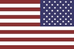 IPID300: FLAG AMERICAN SYMBOL (REVERSE) DECAL 6X4 