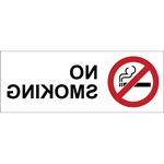 IPIH305: NO SMOKING WINDOW CLING CLEAR 8X3