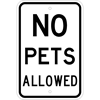 IPIP507: NO PETS ALLOWED 12X18 
