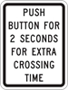 R10-32P: PUSH BUTTON . . . EXTRA CROSSING TIME 9X12 