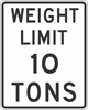 R12-1: WEIGHT LIMIT (#) TONS 18X24 