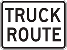 R14-1: TRUCK ROUTE 24X18 
