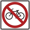 R5-6: NO BICYCLES SYMBOL 24X24 