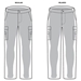 TacPlus Women's Tactical Pants (7.5oz) - FTACPANTW
