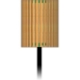 Wood Trash Can, Ground Mount 