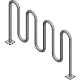 Wave Bike Rack 