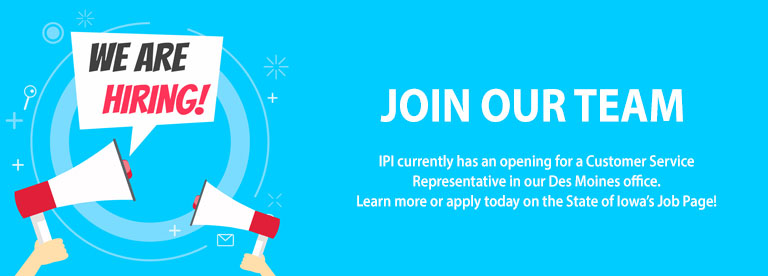IPI Hiring Customer Service Representative