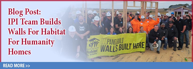 Blog Post link - IPI Builds Walls for Habitat for Humanity Homes