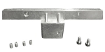 2-Way Street Marker HDW Set, 12" Blade Holder for 1-3/4" Sq Post