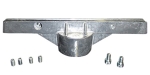 2-Way Street Marker HDW Set, 12" Blade Holder for 2-3/8" Rd Post