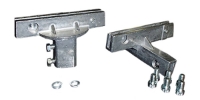 4-Way Street Marker HDW Set, 5-1/4" Blade Holder for U-Channel Post 90 Deg 