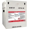 50 lb carton of U S Chemical All Temperature Powdered Laundry Detergent featuring black handling instructions and a red label.