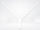 BRACKET FLAG DOUBLE HOLDER 