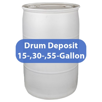 Drum Deposit 15-,30-,55-Gallon