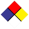 IPIH100: HAZARD CHEM PLAQUE ( ) 10X10 