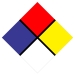 IPIH100: HAZARD CHEM PLAQUE ( ) 10X10 - FIPIH100-10X10CPA
