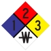 IPIH100: HAZARD CHEM PLAQUE ( ) 10X10 - FIPIH100-10X10CPA