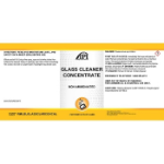 LABEL GLASS CLEANER CONCENTRATE