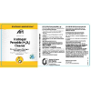 Yellow and white secondary container label for IPI Hydrogen Peroxide (H2O2) Cleaner with dilution instructions.