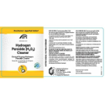 LABEL HYDROGEN PEROXIDE (H2O2) CLEANER