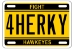 License Plate Wall Hanger, Small - FCUSTOMSM