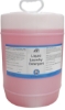 5-gallon drum of pink IPI Liquid Laundry Detergent with a top handle and a blue and white label.
