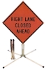 RIGID SIGN STAND W/  ALUM LEGS 