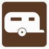 Brown Trailer Site Symbol Sign
