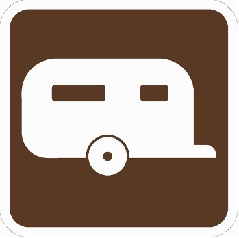Brown Trailer Site Symbol Sign