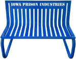 Steel Slat Bench (Cantilever Base) 
