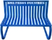 Steel Slat Bench (Cantilever Base)  - FBENCHSLATCANT