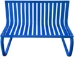Steel Slat Bench (Cantilever Base)  - FBENCHSLATCANT