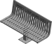 Steel Slat Bench (Pedestal Base) - FBENCHSLATPED