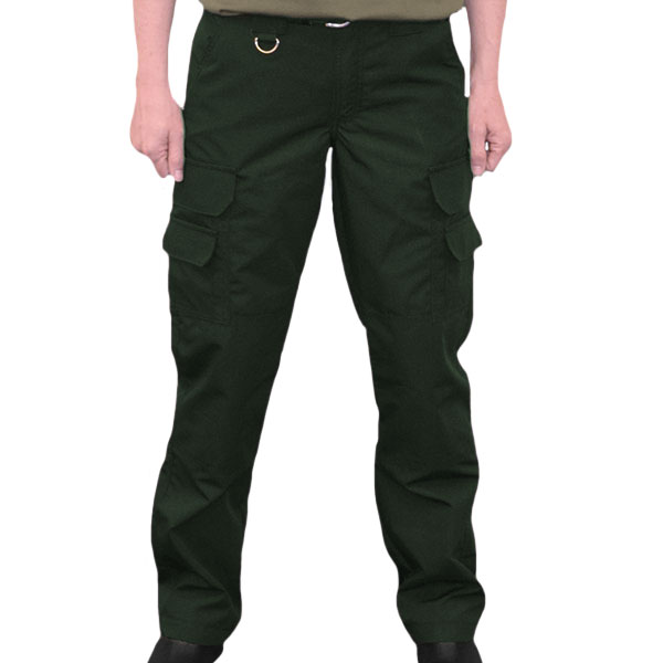 TacPlus Womens Tactical Pants, 6oz, Green 