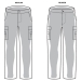 TacPlus Women's Tactical Pants (7.5oz) - FTACPANTW