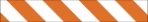 Type 3 Poly 2-Sided Barricade Panel, 72X8 [DGC]