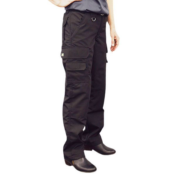 Womens TacPlus Tactical Pants, 6oz, Black 
