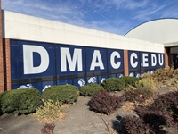 Photo of new DMACC Boone perforated window film