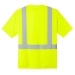 CornerStone ANSI 107 Class 2 Black Bottom Pocket T-Shirt, Short Sleeve - FHIVISTEECS205