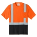 CornerStone ANSI 107 Class 2 Black Bottom Pocket T-Shirt, Short Sleeve - FHIVISTEECS205