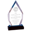 9" Blue Fusion Diamond Impress Acrylic Award 