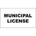 Municipal License Books - FBOOKMUNLIC5.25X9.75