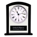 Black/Clear Glass Arch Clock 6.25"  - FCLOCKGLASSARCH6.25