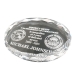 Oval Crystal Paperweight, Clear - FCRYSTALOVLPWT4X2.75