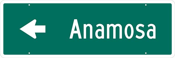 DESTINATION SIGN, 1 LINE 