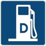 D9-11: DIESEL FUEL SYMBOL 24X24