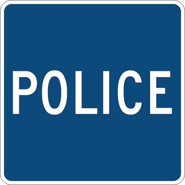 D9-14: POLICE SYMBOL 24X24 